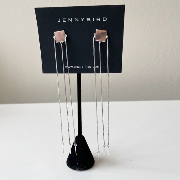 JENNY BIRD Jasmine Duster Earrings Silver